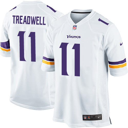 Youth Game Laquon Treadwell Nike Jersey White Road - #11 NFL Minnesota Vikings